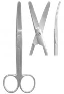 Chirurgické nůžky 16cm T/T zahnuté