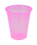 Plastové kelímky (pohárky) růžové (100ks/bal)