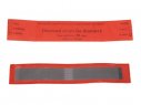 Diamantové kovové pásky - 5ks - COARSE (červená)