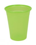 Plastové kelímky (pohárky) zelené/limetkové (100ks/bal)