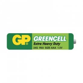 Baterie GP Greencell LR03 1,5 V, typ AAA,  4 ks