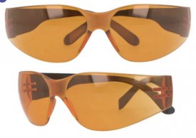Ochranné brýle UV400 100% - oranžové